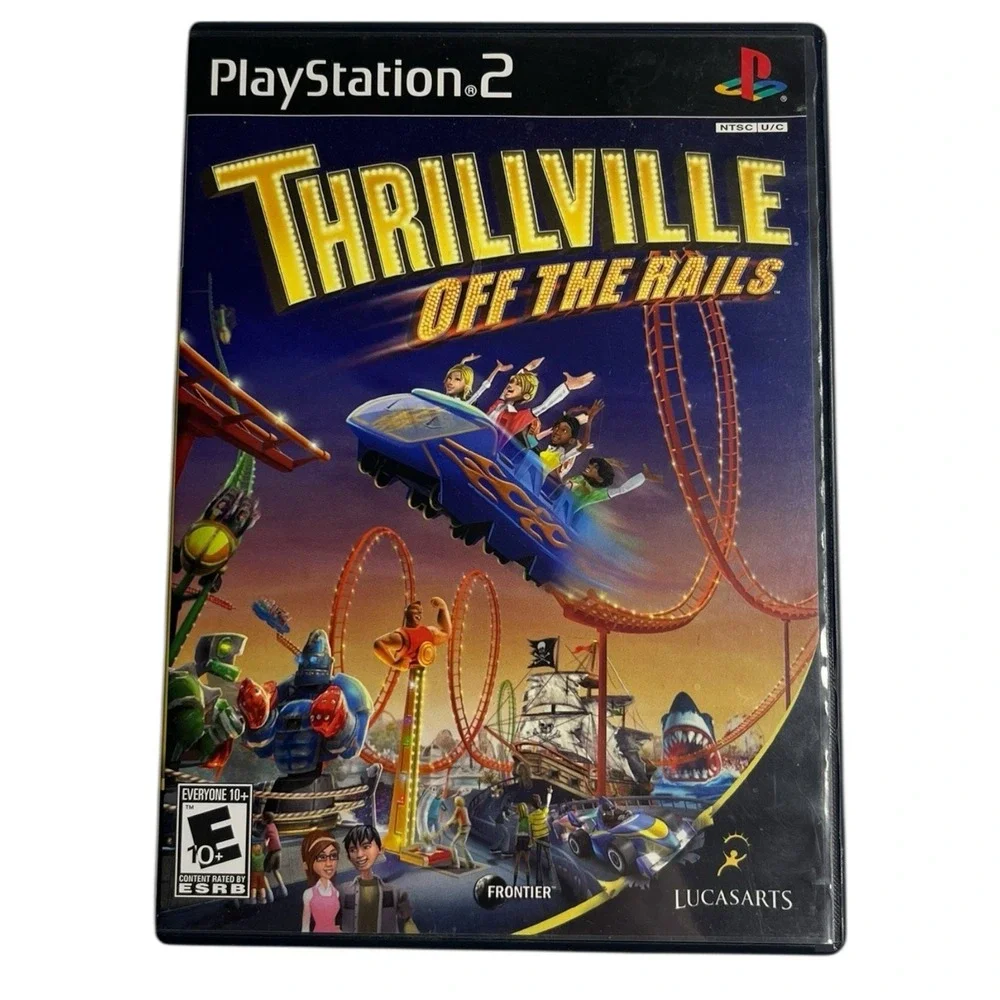 PlayStation 2 PS2 Thrillville Namcomuseum Tennis NBA 2K7 Dance Bundle Lot 6